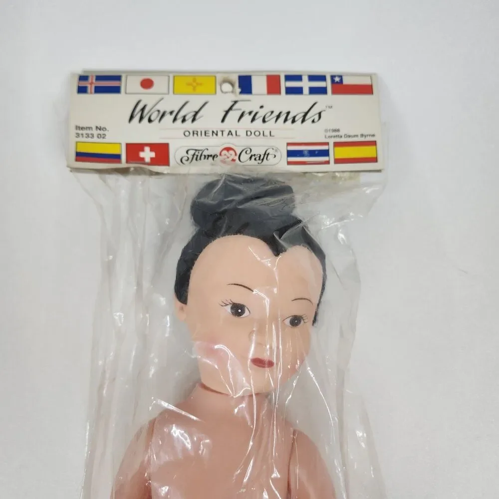 FIBRE CRAFT WORLD FRIENDS ORIENTAL DOLL 13